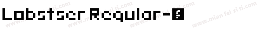 Lobstser Regular字体转换